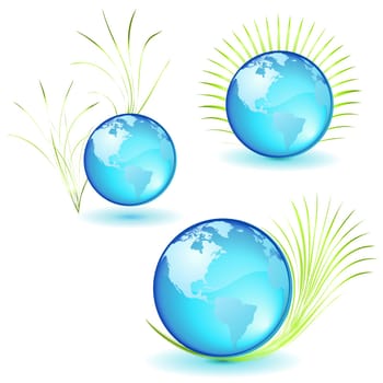 Blue planet icons