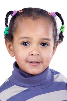 Portrait of adorable african baby