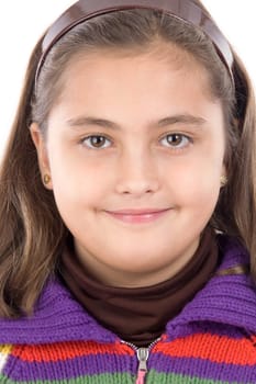 Beautiful girl smiling