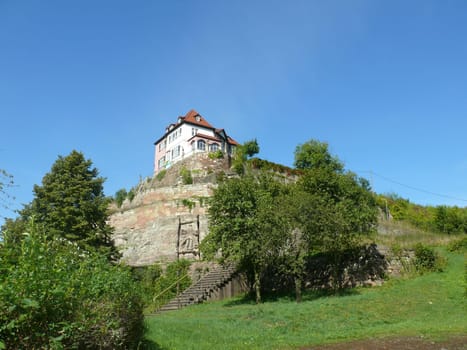Stone picture book near Großjena