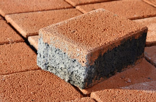 concrete paving stones