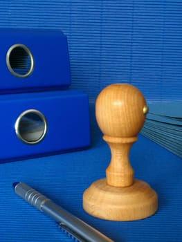 Blue office