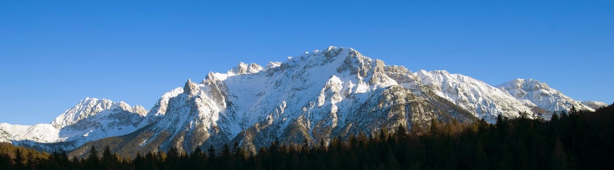 The Karwendel in the Panorma