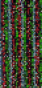 colored shape pattern