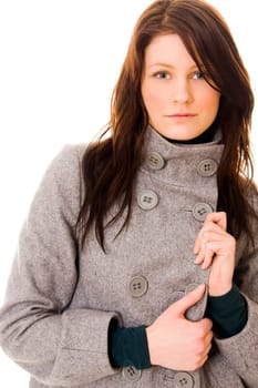 Portrait of young beautiful woman