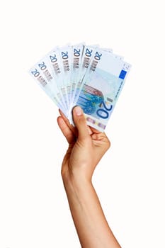 Euro banknotes