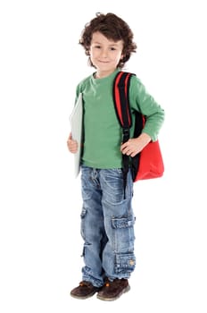 adorable child student