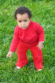 Adorable african baby