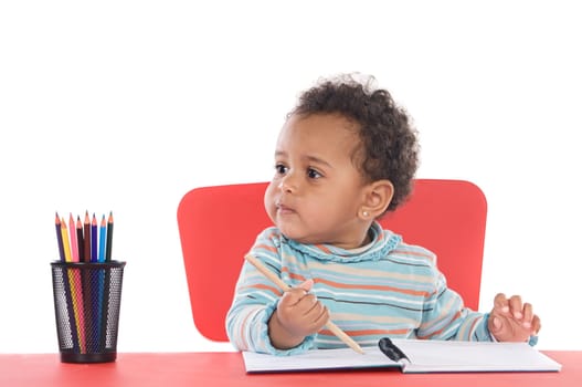 adorable baby student