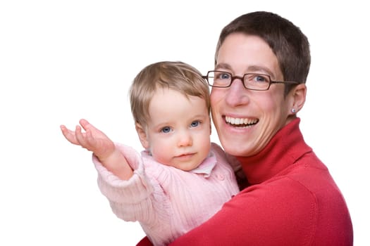 Mother with daughter