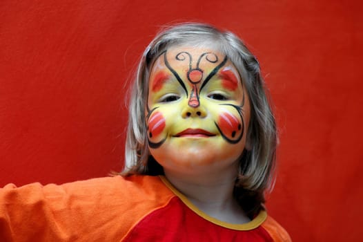 Butterfly face