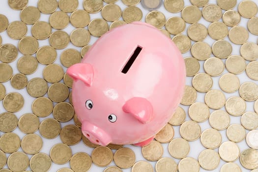 Pink piggy-bank