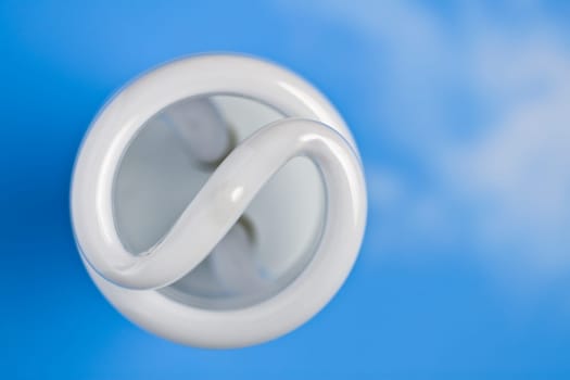 Yin Yang Light Bulb in Sky