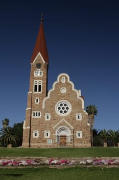 The Christ Church in Windhoek,one of the city's landmarks.