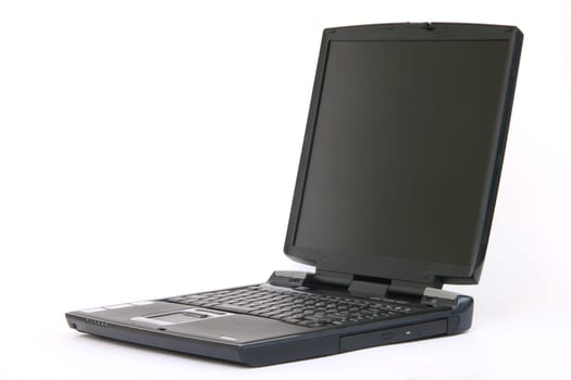 black laptop