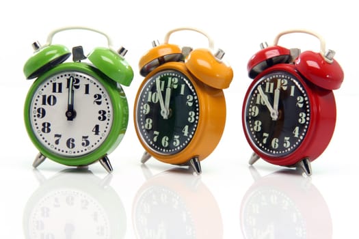 timing alarm clocks