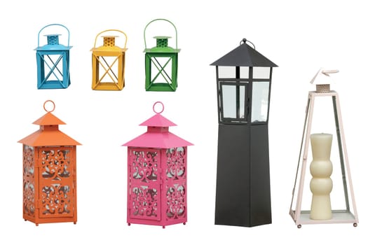 garden lanterns cipping path