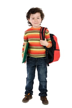 adorable child student