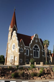 The Christ Church in Windhoek,one of the city's landmarks.