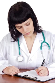 Attractive lady doctor