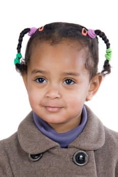 Portrait of adorable african baby