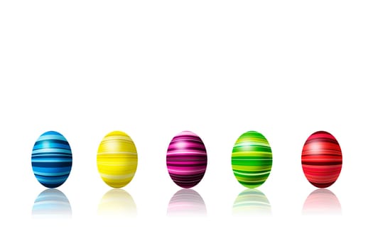 Easter egg row