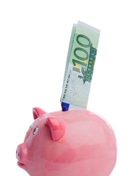 Saving a note of one hundred euros