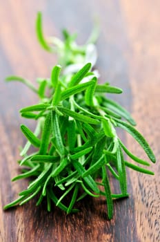 Bunch of fresh rosemary