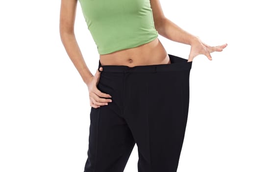 Girl taking measurements
