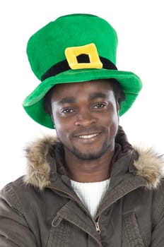 African man with saint patrick hat