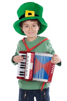 Child whit hat of Saint Patrick