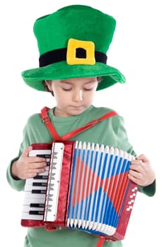 Child whit hat of Saint Patrick