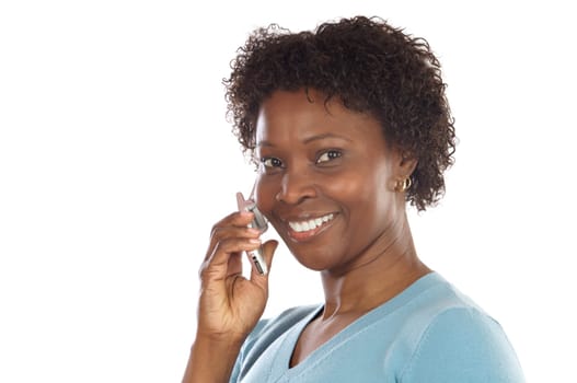woman talking on the telephone