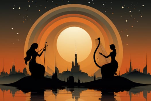 In the realm of fantasy, celestial harpists are ethereal beings whose music transcends the mortal plane and reaches the celestial realms.
