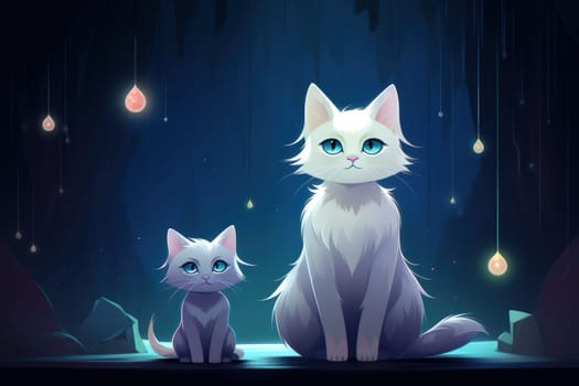 In the depths of fantasy, bewitching moonstone cats prowl. Their sleek forms, adorned with luminescent moonstone markings, captivate all who dare to meet their gaze.