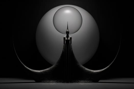 In the realm of fantasy, cursed mirror spirits are bound, their ethereal existence trapped within reflective surfaces.
