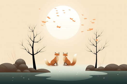 Enter the enchanting realm of the curious spirit foxes, mystical creatures that possess the ability to effortlessly traverse between the ethereal spirit world and the tangible physical realm.