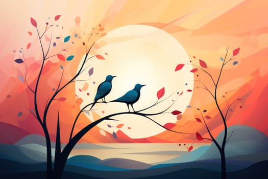 Immerse yourself in the enchanting realm of fantasy with this captivating illustration by a professional visual artist.