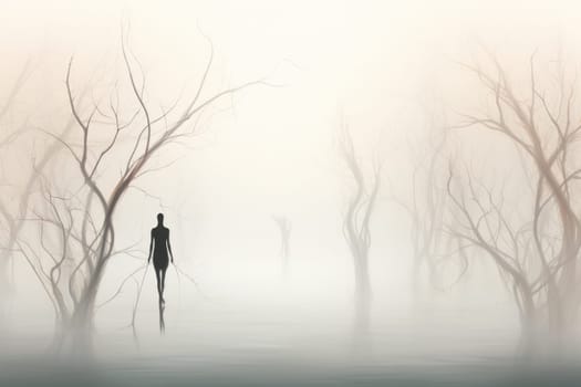 In the realm of fantasy, elusive mist walkers roam, their ethereal forms blending seamlessly with the swirling mists.