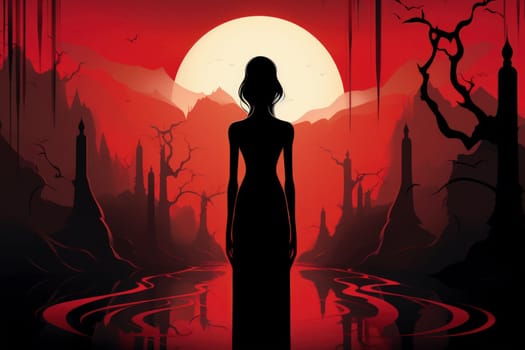 Step into a world where hauntingly beautiful vampires captivate with their ethereal allure.