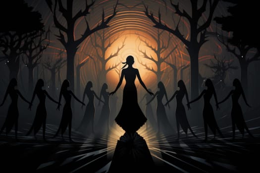 Enter the captivating realm of fantasy, where enigmatic shadow dancers gracefully weave illusions and manipulate darkness with an ethereal finesse.