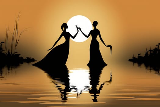 Step into a realm of enchantment and behold the mesmerizing beauty of elegant swan maidens.
