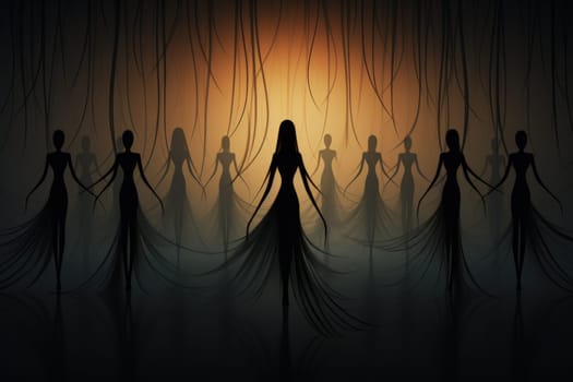 Enter the captivating realm of fantasy, where enigmatic shadow dancers gracefully weave illusions and manipulate darkness with an ethereal finesse.