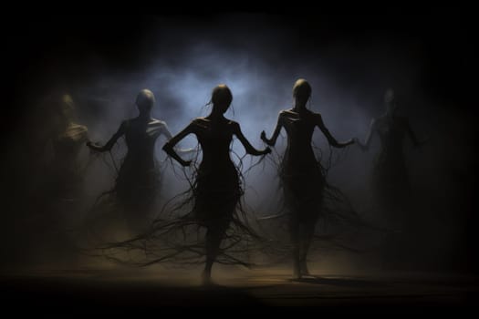 Enter the captivating realm of fantasy, where enigmatic shadow dancers gracefully weave illusions and manipulate darkness with an ethereal finesse.
