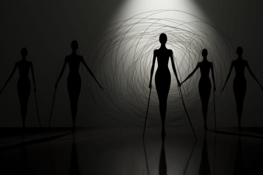 Enter the captivating realm of fantasy, where enigmatic shadow dancers gracefully weave illusions and manipulate darkness with an ethereal finesse.