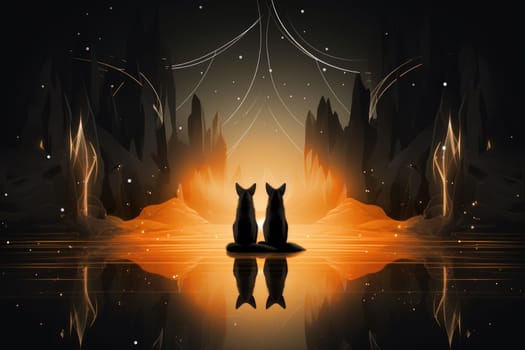 Embark on a fantastical journey where cunning shape-shifting foxes roam. With their mesmerizing magical abilities, these creatures navigate through realms, weaving illusions and enchantments.