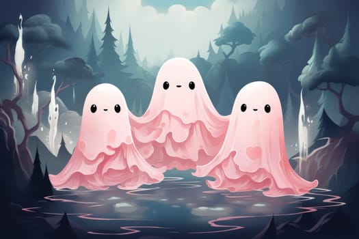 In the realm of fantasy, ethereal mist guardians watch over sacred sites, their presence veiled in a shroud of mist and mystery.