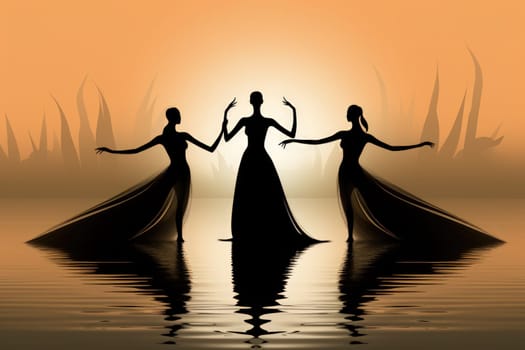 Step into a realm of enchantment and behold the mesmerizing beauty of elegant swan maidens.