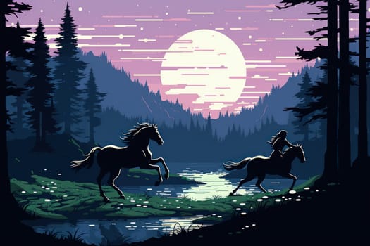 Embark on a mystical journey where elusive centaurs, with their ethereal grace, gallop through moonlit meadows.