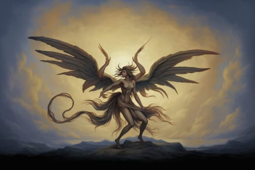Immerse yourself in the enchanting world of fantasy as you witness the ethereal dance of graceful sylphs, ethereal beings of air and wind.